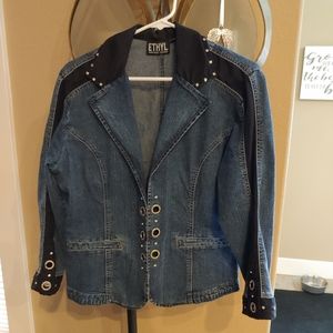 Fun Women's Denim Jacket with embellishments